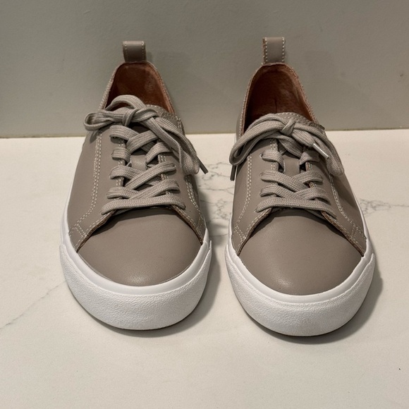 Lucky Brand Gray Leather Sneakers - Picture 4 of 9